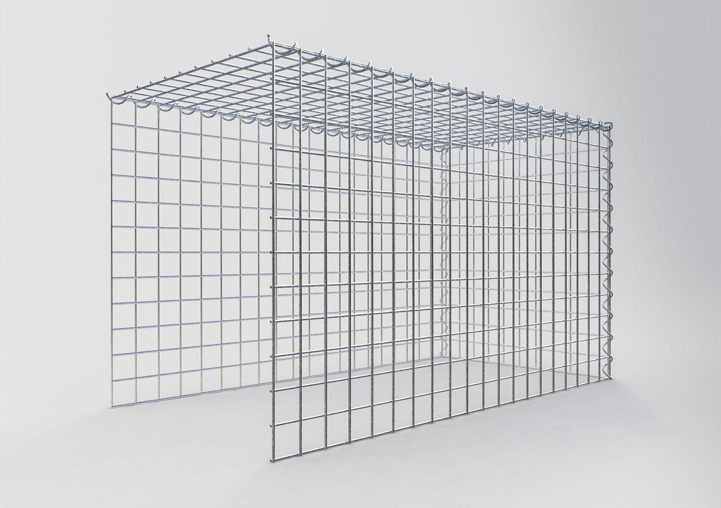 Gavión complementario tipo 4 100 cm x 60 cm x 50 cm (L x A x P), malla 5 cm x 5 cm, espiral