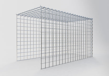 Gavión complementario tipo 4 100 cm x 60 cm x 50 cm (L x A x P), malla 5 cm x 5 cm, espiral