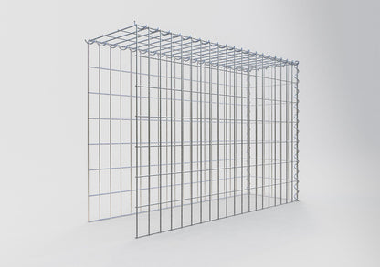 Gabion rapporté type 4 100 cm x 70 cm x 30 cm (L x H x P), mailles 5 cm x 10 cm, spirale