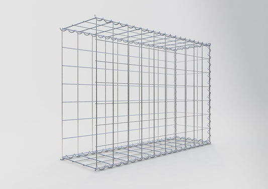 Gabião tipo 2 100 cm x 70 cm x 30 cm (C x A x P), malhagem 10 cm x 10 cm, espiral