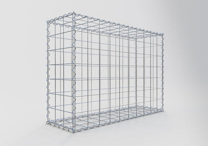 Gavión 100 cm x 70 cm x 30 cm (largo x alto x profundidad), tamaño de malla 10 cm x 10 cm, espiral