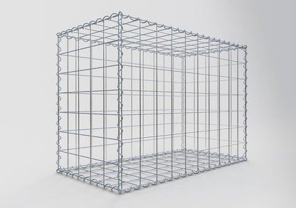 Gavión 100 cm x 70 cm x 50 cm (L x A x P), luz de malla 10 cm x 10 cm, en espiral