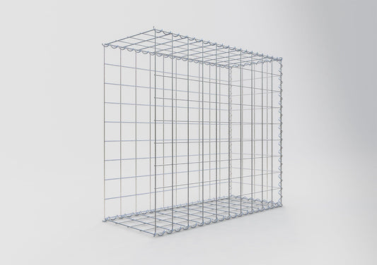 Opvokset gabion type 2 100 cm x 90 cm x 40 cm (L x H x D), maskestørrelse 10 cm x 10 cm, spiral