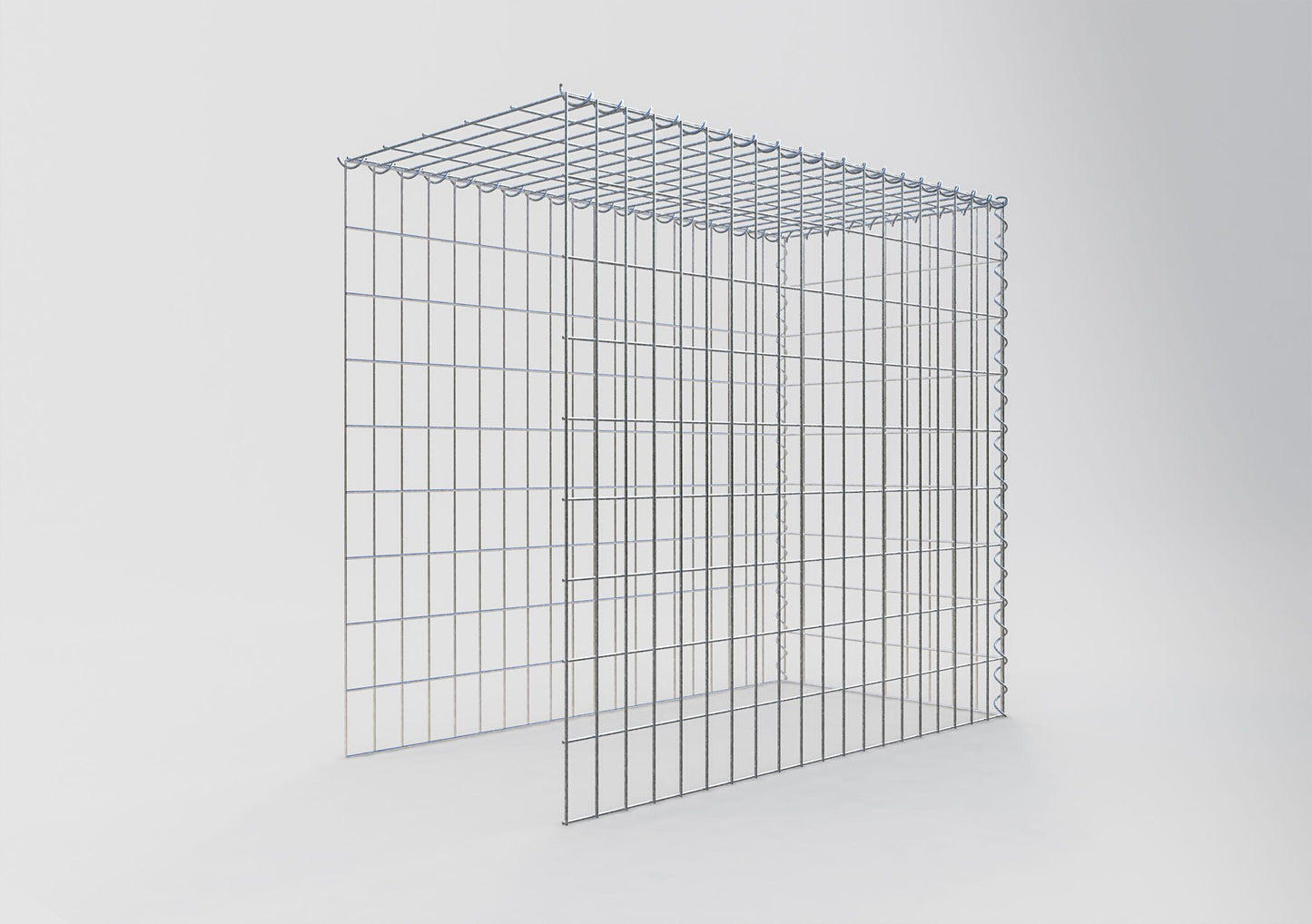 Gavión complementario tipo 4 100 cm x 90 cm x 50 cm (L x A x P), malla 5 cm x 10 cm, espiral