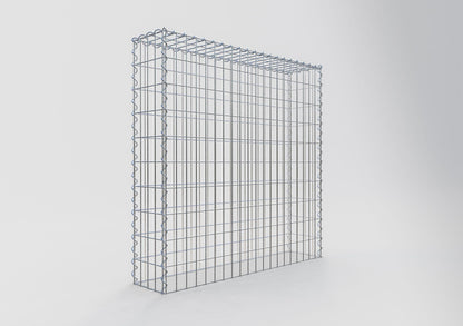 Gabbione aggiuntivo tipo 3 100 cm x 100 cm x 20 cm (L x H x P), dimensione maglia 5 cm x 10 cm, a spirale