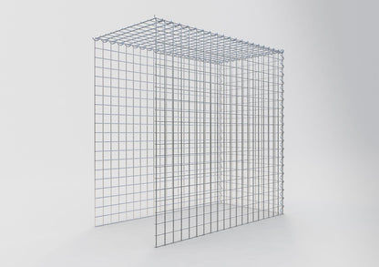 Gabião tipo 4 100 cm x 100 cm x 50 cm (C x A x P), malhagem 5 cm x 5 cm, espiral