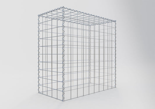 Add-on schanskorf type 3 100 cm x 100 cm x 50 cm (L x H x D), maaswijdte 10 cm x 10 cm, spiraal