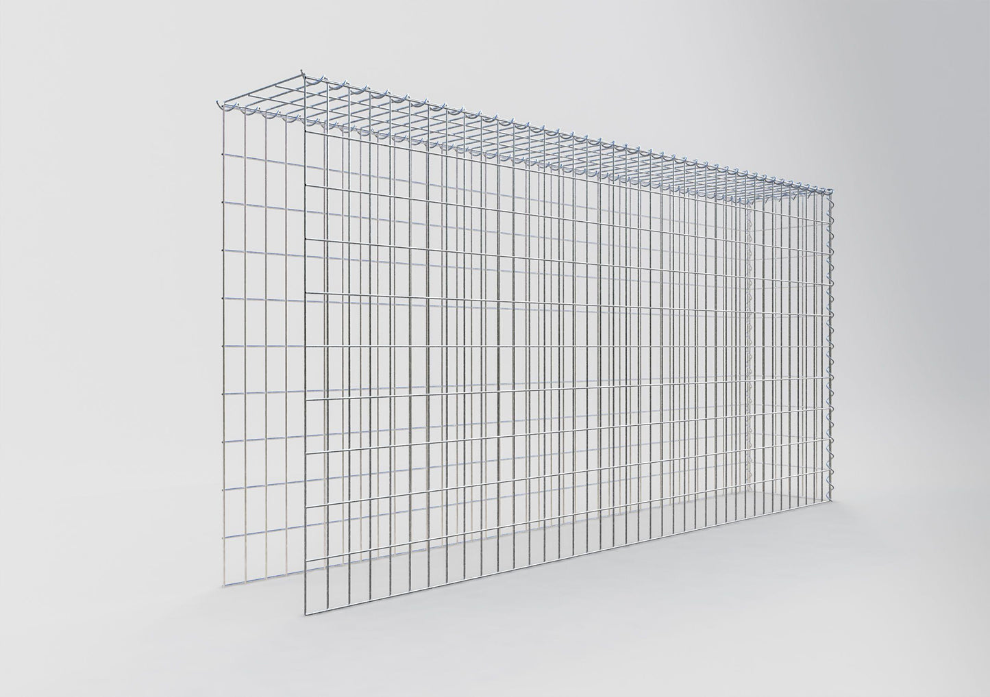 Gabbione aggiuntivo tipo 4 200 cm x 100 cm x 30 cm (L x H x P), maglia 5 cm x 10 cm, spirale