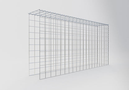 Anbaugabione Typ 4 200 cm x 100 cm x 30 cm (L x H x T), Maschenweite 10 cm x 10 cm, Spirale