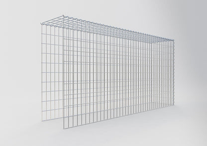 Gavión adicional tipo 4 200 cm x 100 cm x 40 cm (L x A x P), malla 5 cm x 10 cm, en espiral