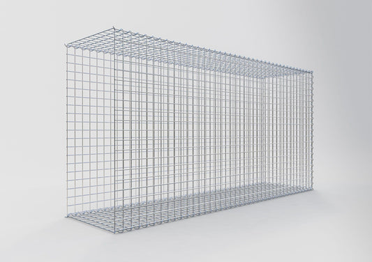 Grown-on gabion type 2 200 cm x 100 cm x 50 cm (L x H x D), mesh size 5 cm x 5 cm, spiral