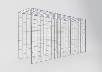Gavión complementario tipo 4 200 cm x 100 cm x 50 cm (L x A x P), malla 10 cm x 10 cm, espiral