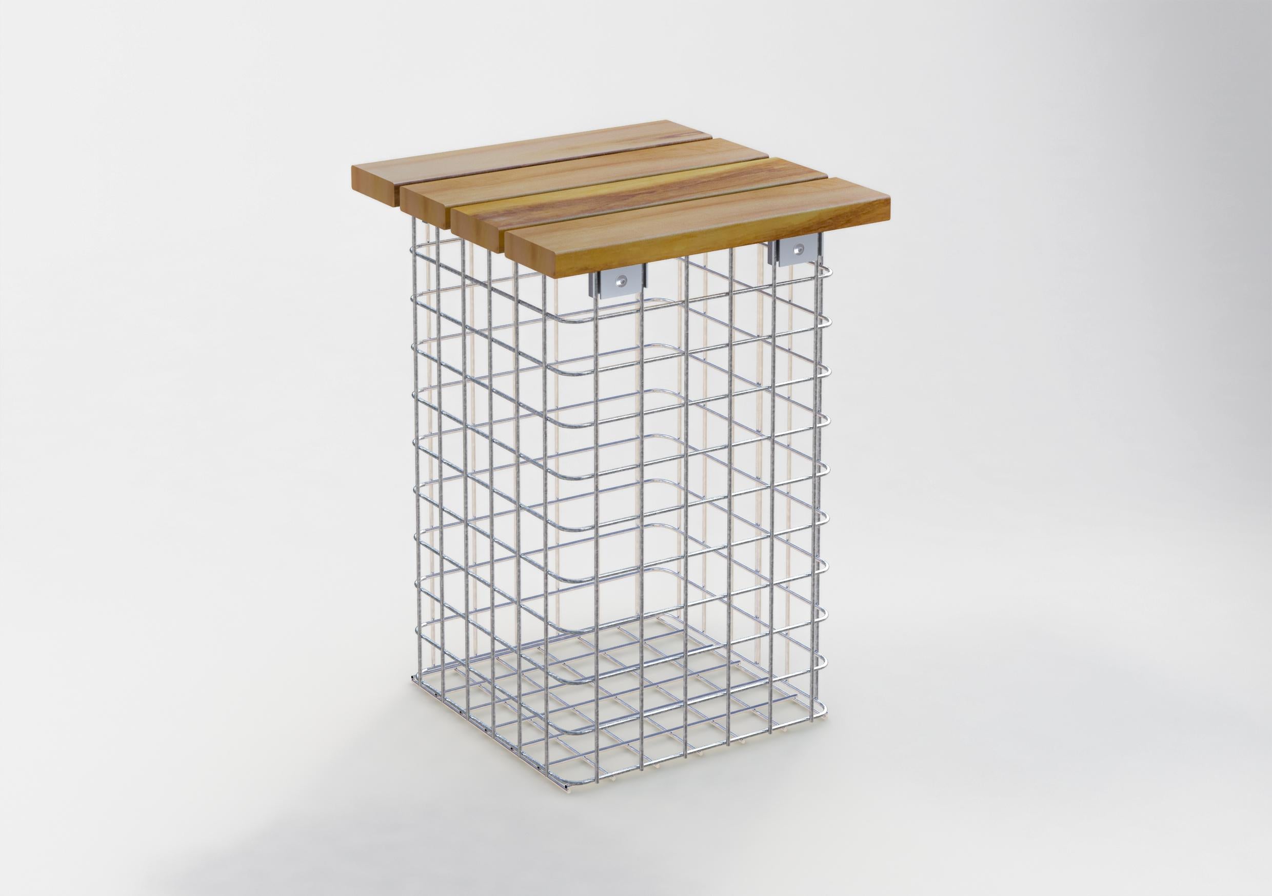 Banco galvanizado a quente MW 5 x 5 cm, TECA