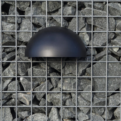 Lámpara negra con soporte