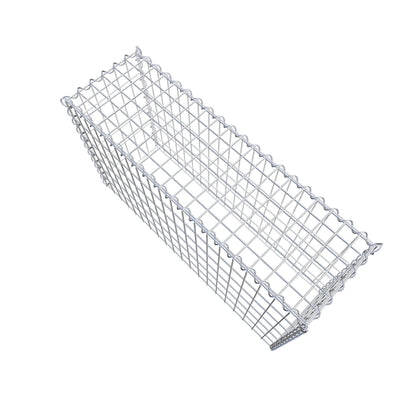 Gabbione aggiuntivo tipo 3 100 cm x 60 cm x 30 cm (L x A x P), maglia 5 cm x 10 cm, spirale