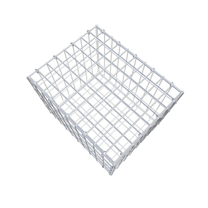 Schanskorf 50 cm x 40 cm x 40 cm (L x H x D), maaswijdte 5 cm x 10 cm, C-ring