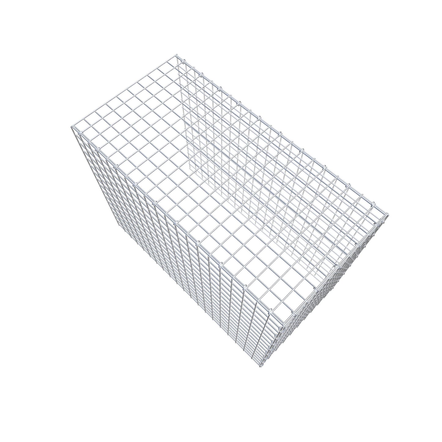 Gavión adicional tipo 4 100 cm x 80 cm x 50 cm (L x A x P), malla 5 cm x 5 cm, anillo en C
