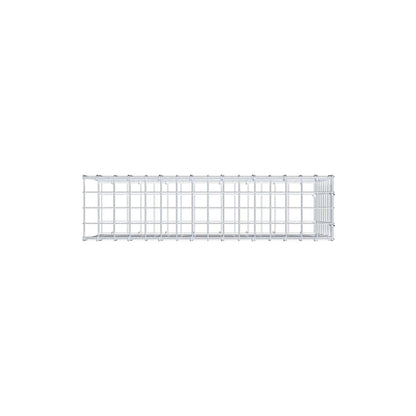 Pila adicional tipo 2 80 cm x 40 cm x 20 cm (L x A x P), malla 5 cm x 5 cm, anillo en C