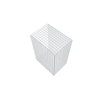 Gabião Tipo 2 100 cm x 70 cm x 50 cm (C x A x P), malhagem 5 cm x 5 cm, anel C