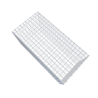 Gabion 100 cm x 50 cm x 50 cm (L x H x D), maskstorlek 5 cm x 5 cm, C-ring