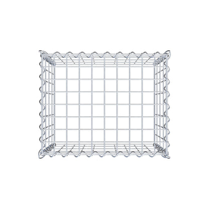 Gavión adicional tipo 3 50 cm x 40 cm x 40 cm (L x A x P), malla 5 cm x 10 cm, en espiral