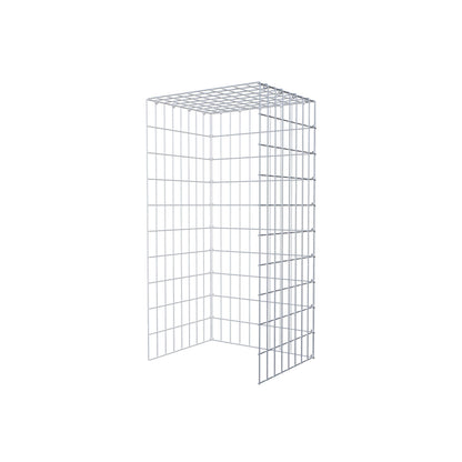 Pila adicional tipo 4 100 cm x 40 cm x 50 cm (L x A x P), malla 5 cm x 10 cm, anillo en C
