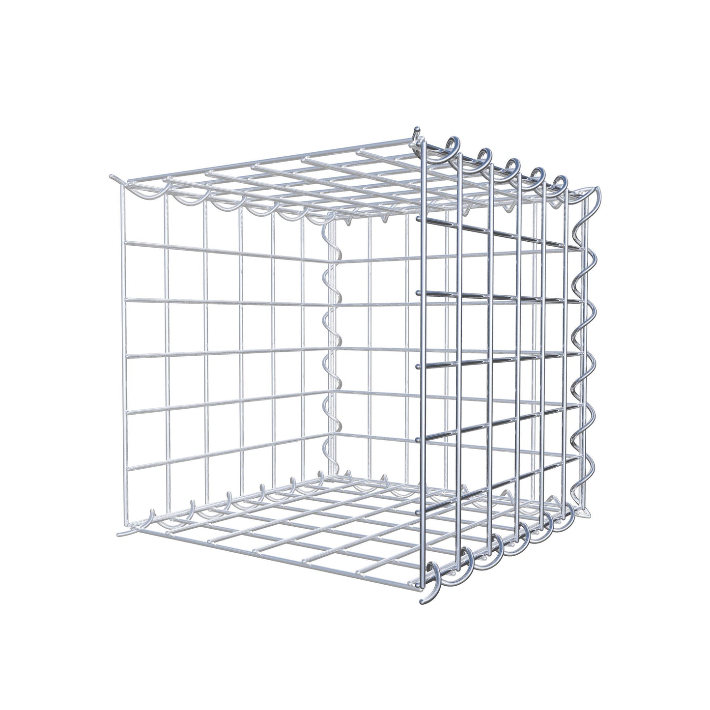 Gavión complementario tipo 2 30 cm x 30 cm x 30 cm (L x A x P), malla 5 cm x 5 cm, espiral