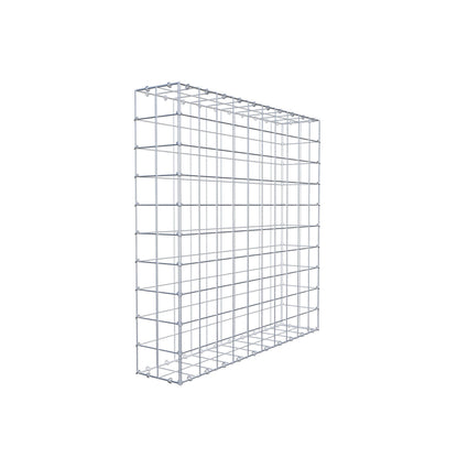 Gabion 100 cm x 100 cm x 20 cm (L x H x D), maskstorlek 10 cm x 10 cm, C-ring