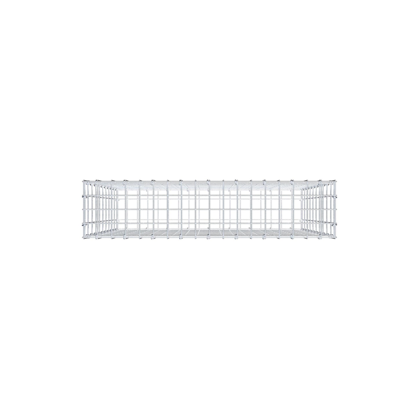 Gabbione 100 cm x 90 cm x 20 cm (L x H x P), maglia 5 cm x 10 cm, anello a C