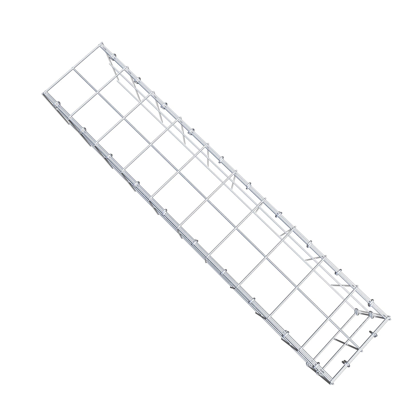 Type 4 oplegkorf 100 cm x 20 cm x 20 cm (L x H x D), maaswijdte 10 cm x 10 cm, C-ring
