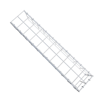 Type 4 oplegkorf 100 cm x 20 cm x 20 cm (L x H x D), maaswijdte 10 cm x 10 cm, C-ring