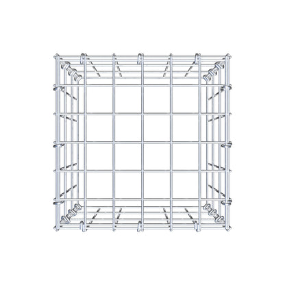 Fourche rapportée type 3 30 cm x 30 cm x 30 cm (L x H x P), mailles 5 cm x 10 cm, anneau C