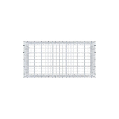 Gabion 100 cm x 50 cm x 50 cm (L x H x D), maskstorlek 5 cm x 5 cm, C-ring