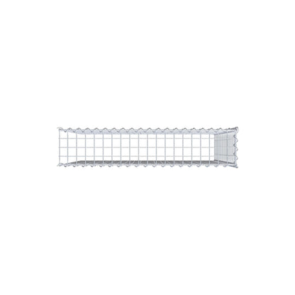 Gavión complementario tipo 4 100 cm x 100 cm x 20 cm (L x A x P), malla 5 cm x 5 cm, espiral