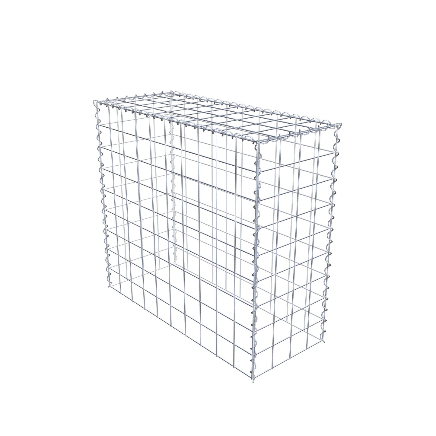 Add-on schanskorf type 3 100 cm x 90 cm x 40 cm (L x H x D), maaswijdte 10 cm x 10 cm, spiraal