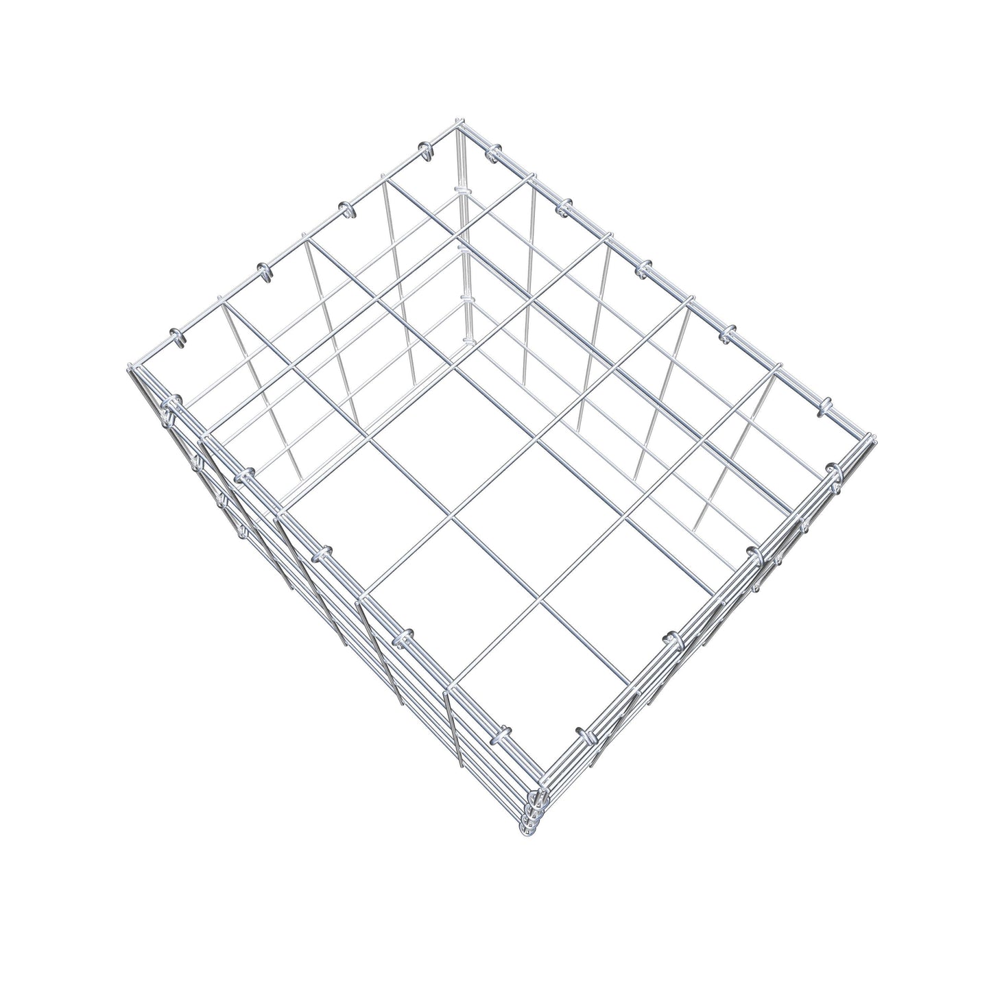Pila adicional tipo 3 50 cm x 40 cm x 40 cm (L x A x P), malla 10 cm x 10 cm, anillo en C