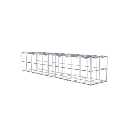 Gabião tipo 2 100 cm x 20 cm x 20 cm (C x A x P), malhagem 10 cm x 10 cm, anel C