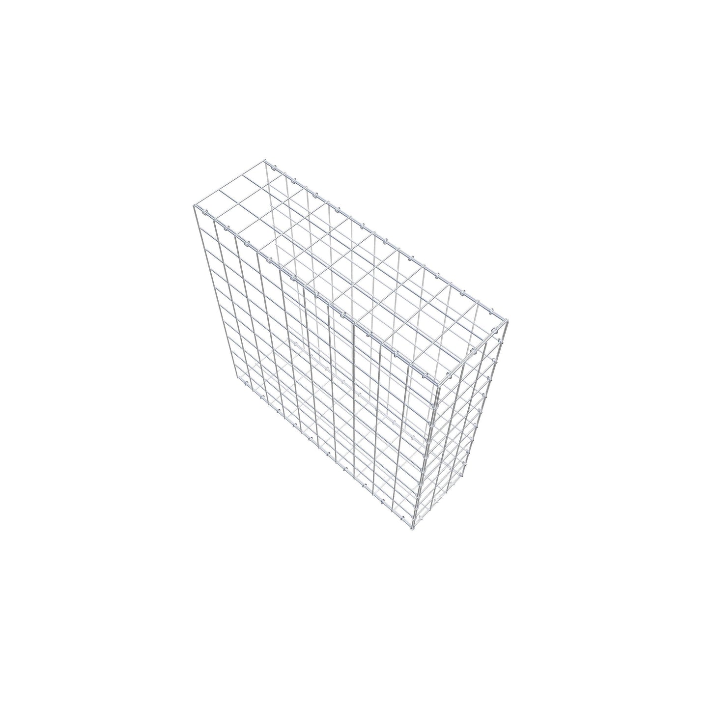 Gavión acoplable tipo 2 100 cm x 100 cm x 30 cm (L x A x P), malla 10 cm x 10 cm, anillo en C