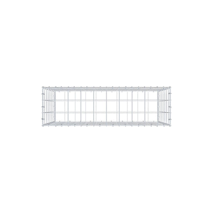 Gabião 100 cm x 70 cm x 30 cm (C x A x P), malhagem 10 cm x 10 cm, anel C
