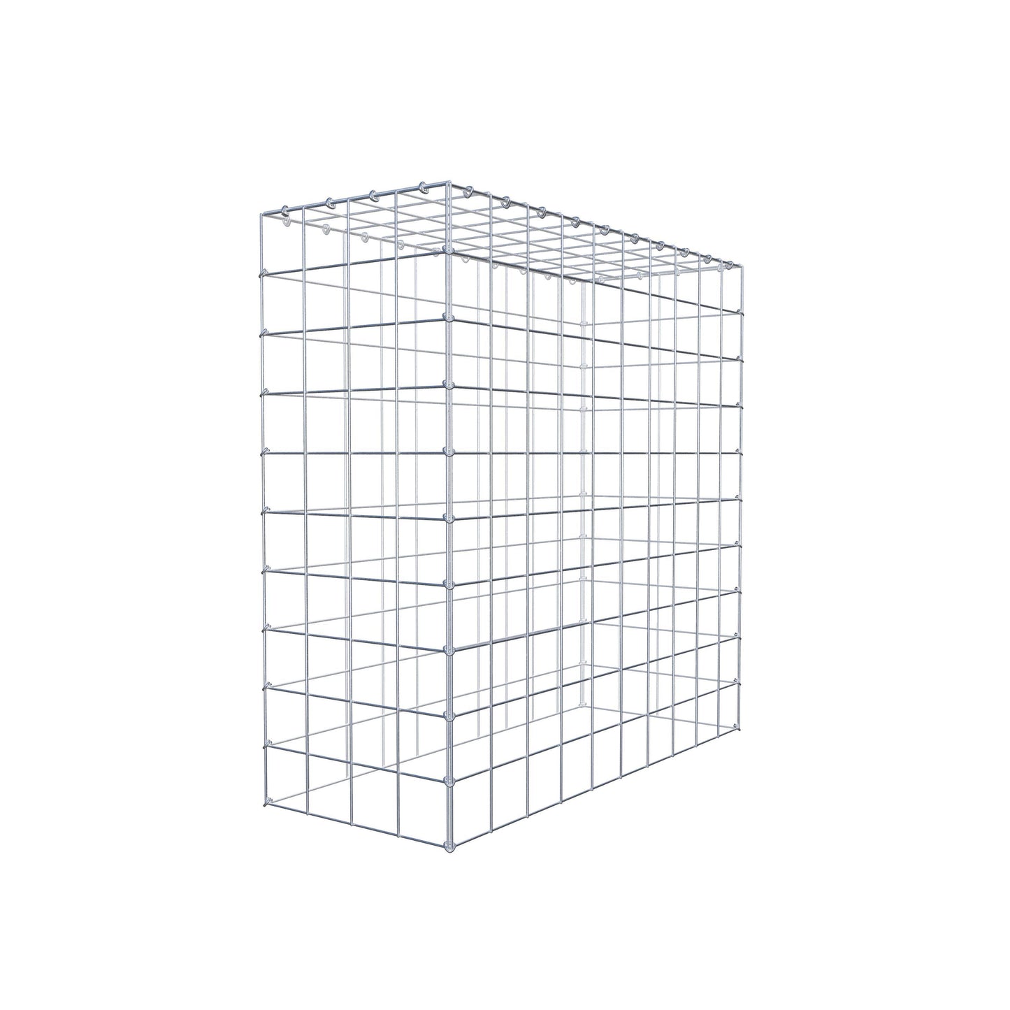 Gavión complementario de tipo 3 100 cm x 100 cm x 40 cm (L x A x P), malla 10 cm x 10 cm, anillo en C