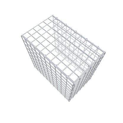 Gabbione aggiuntivo tipo 4 50 cm x 50 cm x 30 cm (L x A x P), maglia 5 cm x 5 cm, anello a C