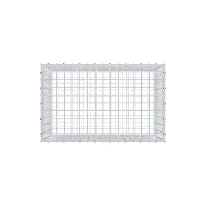 Gabion 80 cm x 50 cm x 50 cm (L x H x D), maskstorlek 5 cm x 5 cm, C-ring