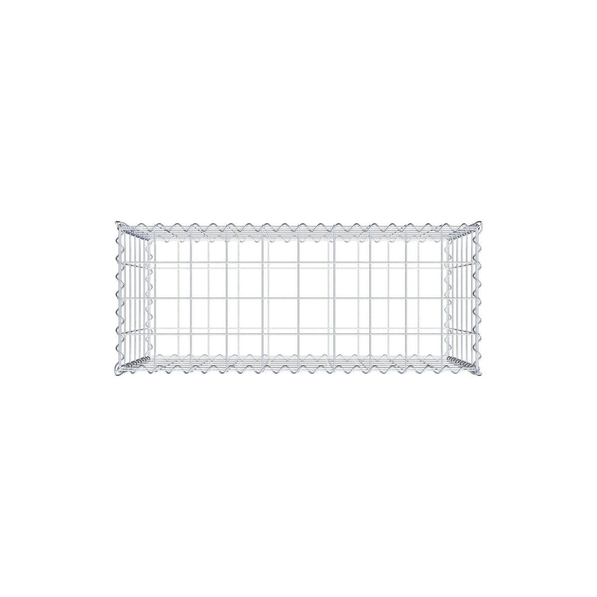 Gabion 100 cm x 60 cm x 40 cm (L x H x P), mailles 10 cm x 10 cm, spirale