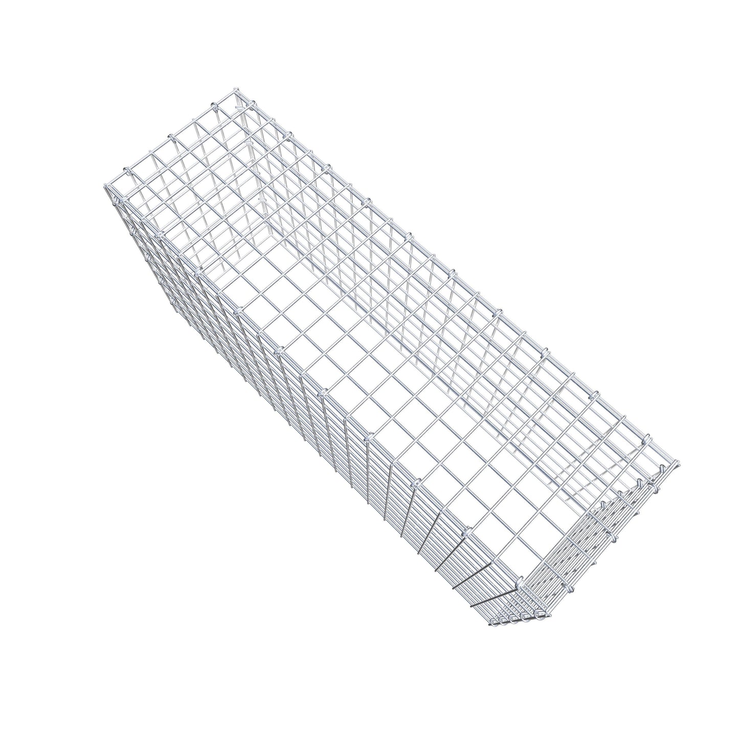 Gavión complementario de tipo 3 100 cm x 50 cm x 30 cm (L x A x P), malla 5 cm x 5 cm, anillo en C