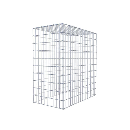 Gavión complementario de tipo 3 100 cm x 90 cm x 50 cm (L x A x P), malla 5 cm x 10 cm, anillo en C
