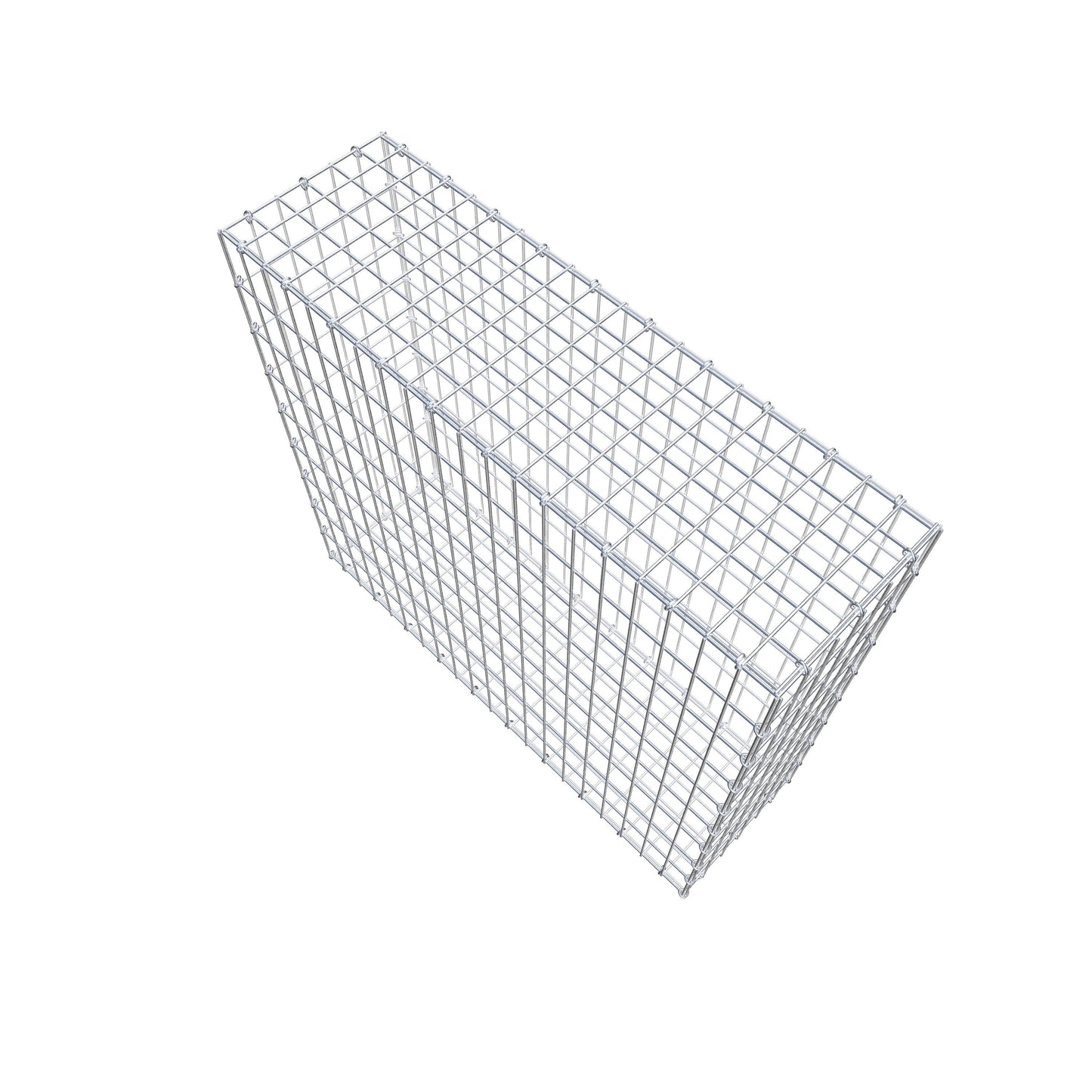 Gabion 100 cm x 90 cm x 30 cm (L x H x D), maskstorlek 5 cm x 10 cm, C-ring