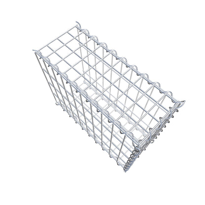 Grown-on gabion type 2 50 cm x 40 cm x 20 cm (L x H x D), mesh size 5 cm x 10 cm, spiral