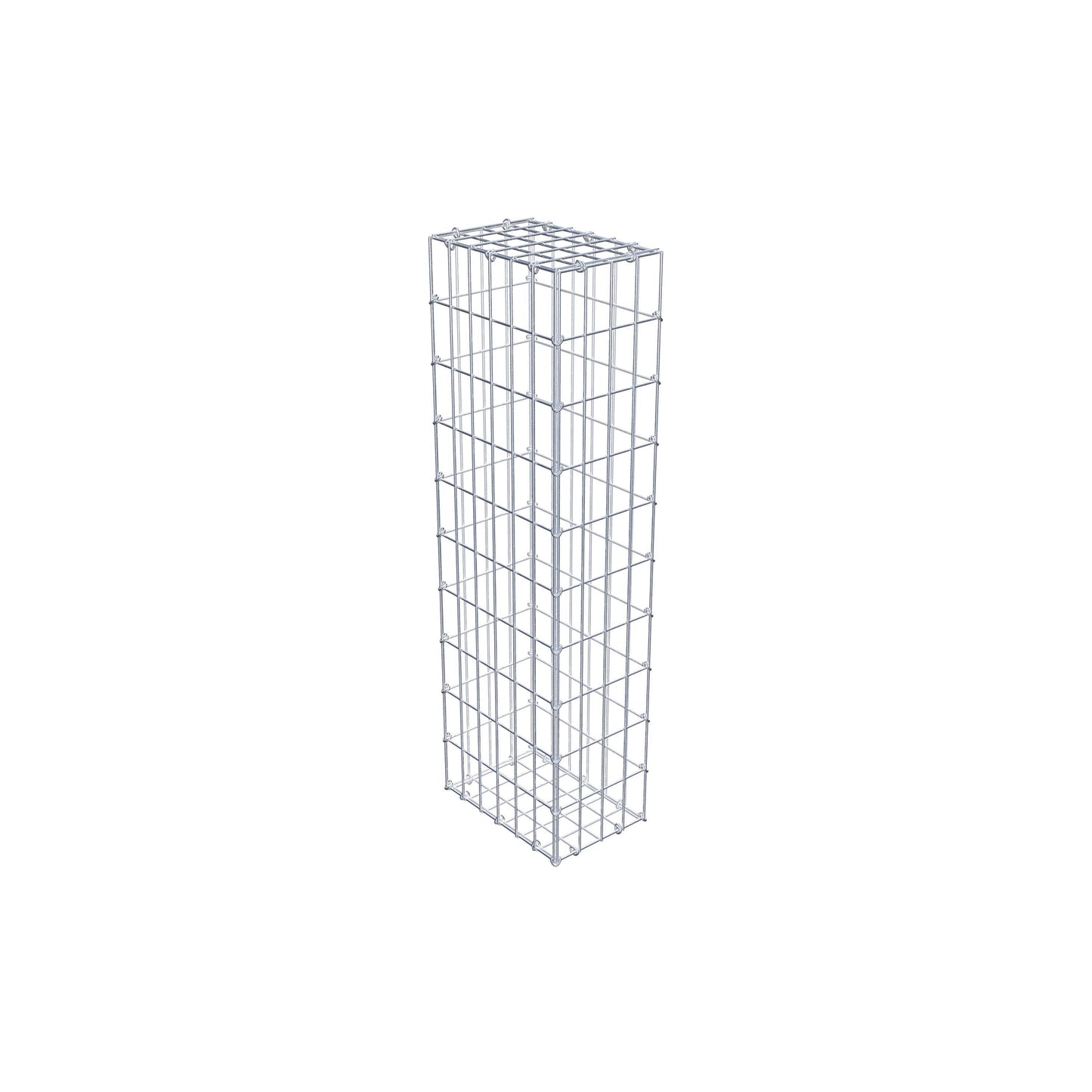 Gabione 100 cm x 30 cm x 20 cm (L x H x T), Maschenweite 5 cm x 10 cm, C-Ring