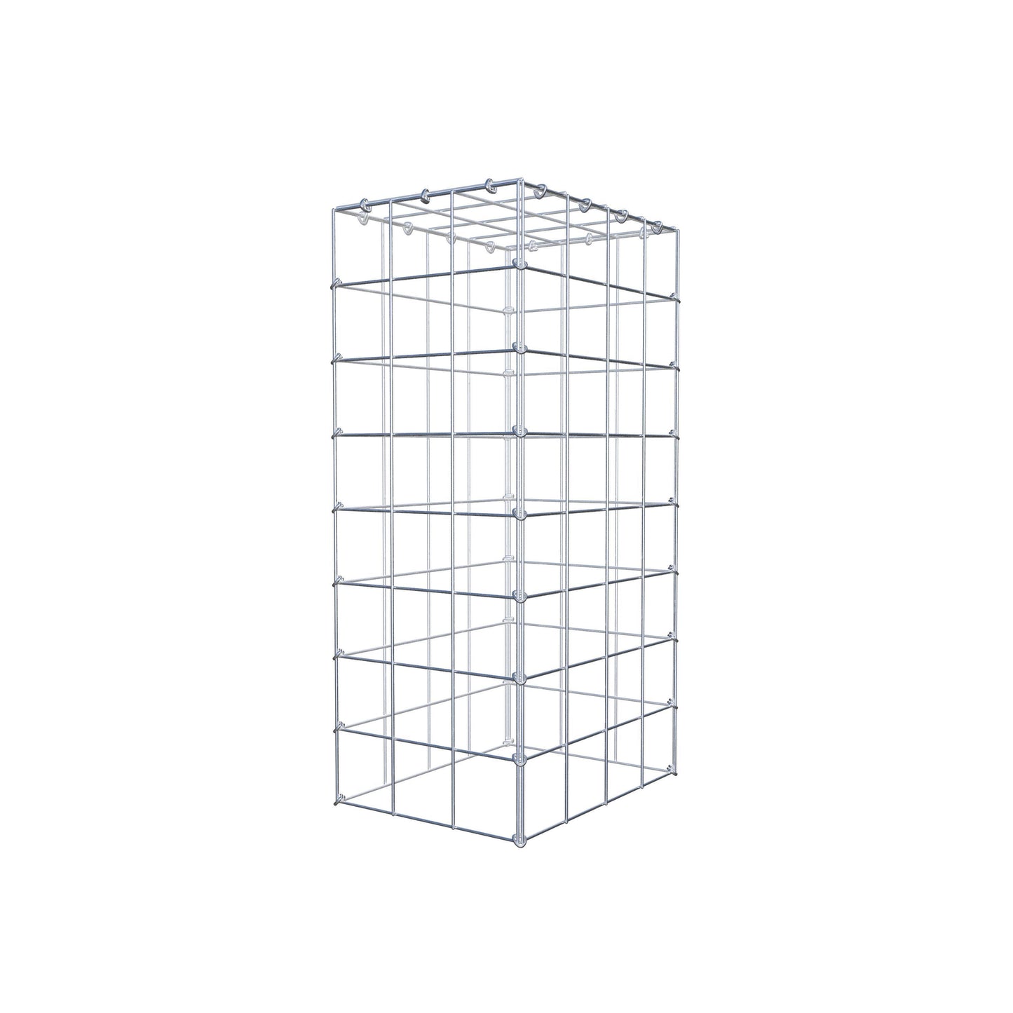Pila adicional tipo 3 80 cm x 40 cm x 30 cm (L x A x P), malla 10 cm x 10 cm, anillo en C