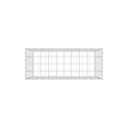 Schanskorf 100 cm x 70 cm x 40 cm (L x H x D), maaswijdte 10 cm x 10 cm, C-ring